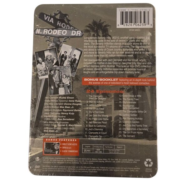 The Beverly Hillbillies Collectors Edition 4 DVD Set In Tin Case NOS Sealed 2008 - Picture 2 of 10